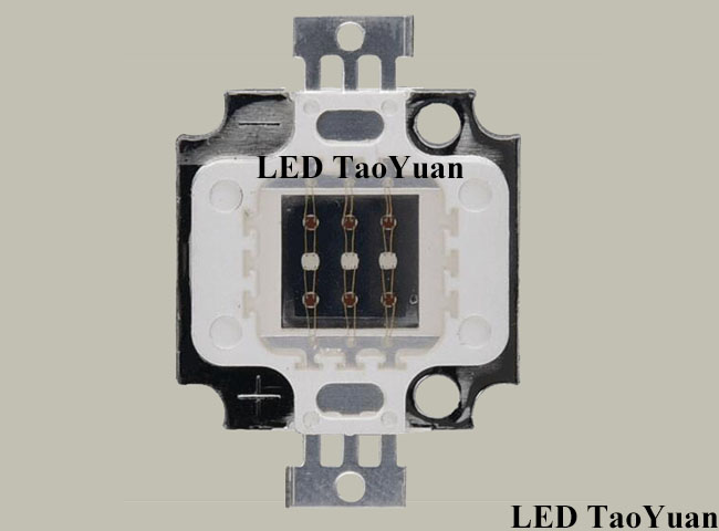 10W LED Grow Light Chip 660-460nm - Click Image to Close